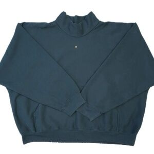 NWT Yeezy x Gap by Balenciaga High Neck Sweatshirt XL Dark Blue